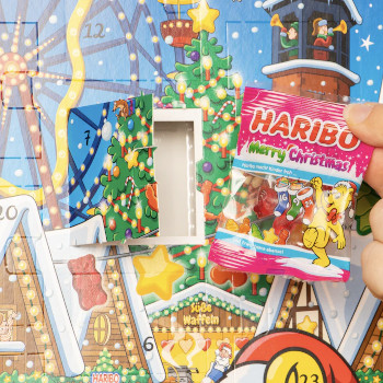 Haribo julkalender 2025 - Innehåll