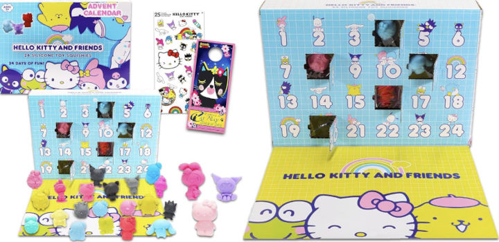 Hello kitty kalender med mini figurer
