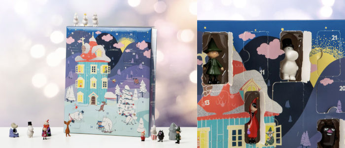 Mumin adventskalender 2025 - Julkalender med muminfigurer