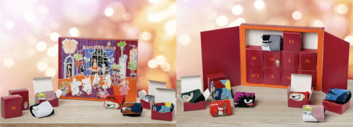 Mumin strumpkalender - Adventskalender med mumin strumpor för dam och herr