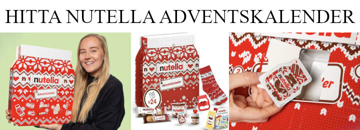 Nutella adventskalender 2025 - Julkalender