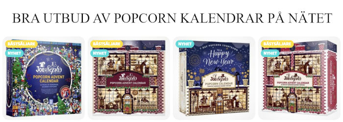 Popcorn kalender