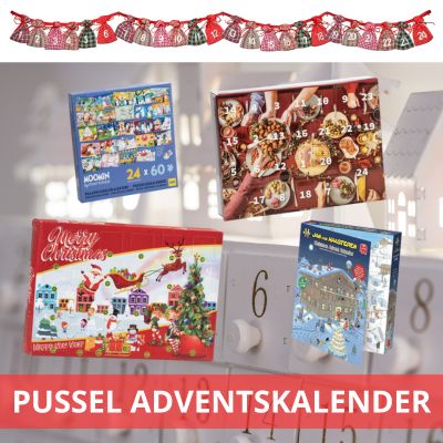 Pussel adventskalender - Julkalender & pusselkalender 2025