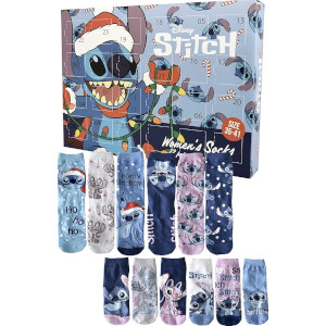 Stitch adventskalender med strumpor