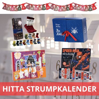 Strumpkalender - Vägledning till adventskalender med strumpor