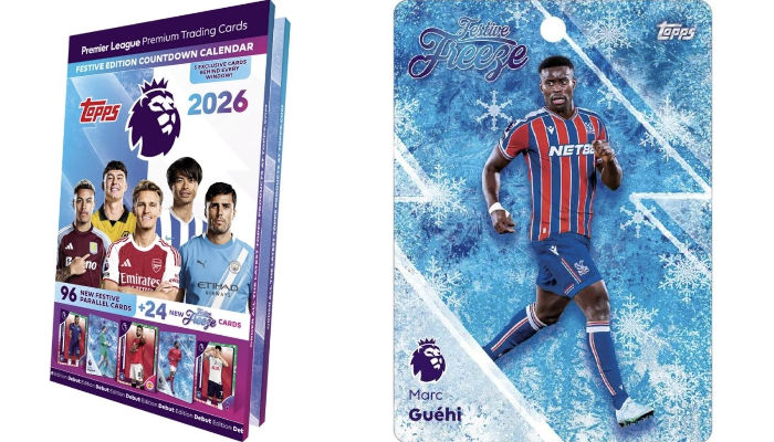 Topps Match Attax Premier League Adventskalender med fotbollskort