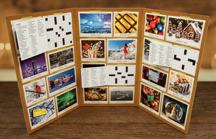 korsord kalender - engelska julkalender version två