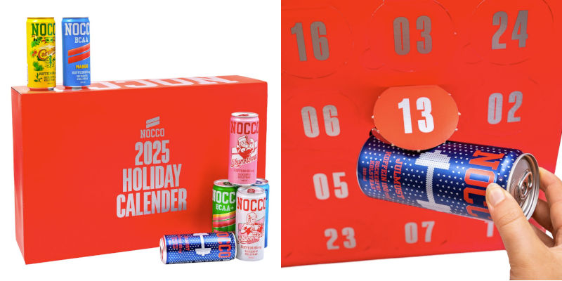 Nocco kalender advent 2025 - Sportdryck julkalender