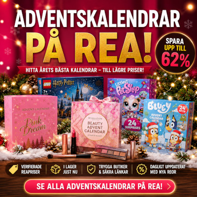 Adventskalender rea 2026 - Billiga julkalendrar med rabatt just nu live uppdatering