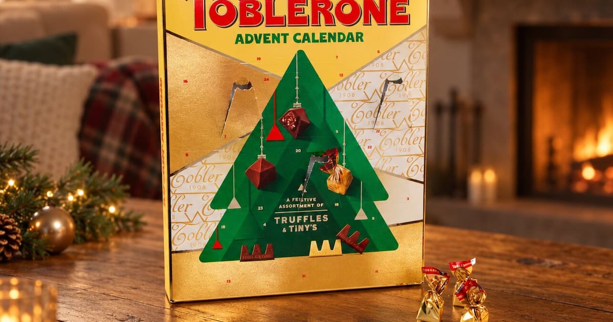 Toblerone adventskalender 2026 hos Coolstuff