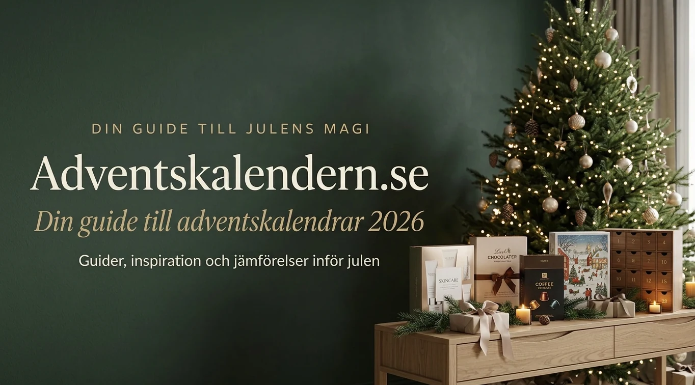 Adventskalendern.se – din guide till julens adventskalendrar med inspiration och jämförelser