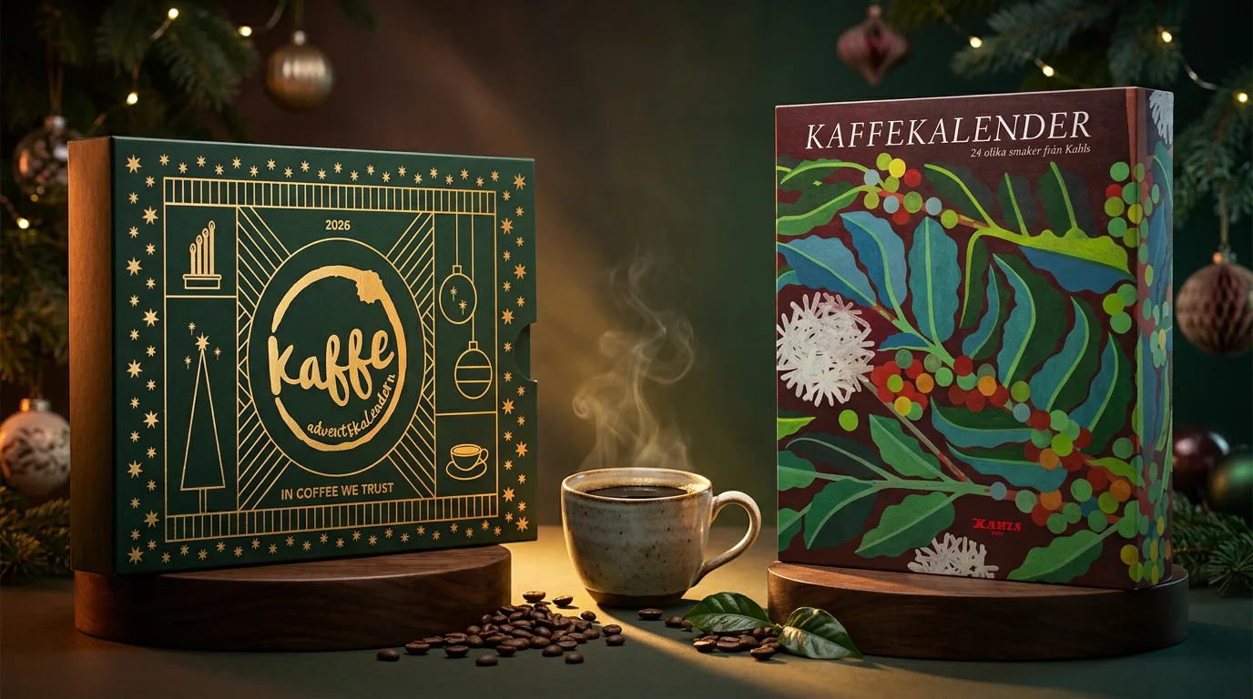 NABO och Kahls kaffekalendrar 2026 i en redaktionell jämförelse
