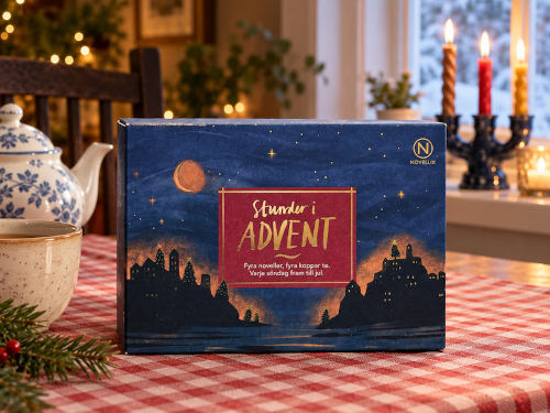 Framsidan på Novellix adventskalender Stunder i advent 2026