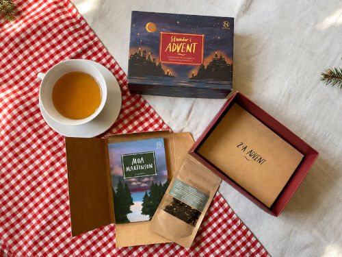 Innehållet i Novellix adventskalender 2026 med litterärt jultema