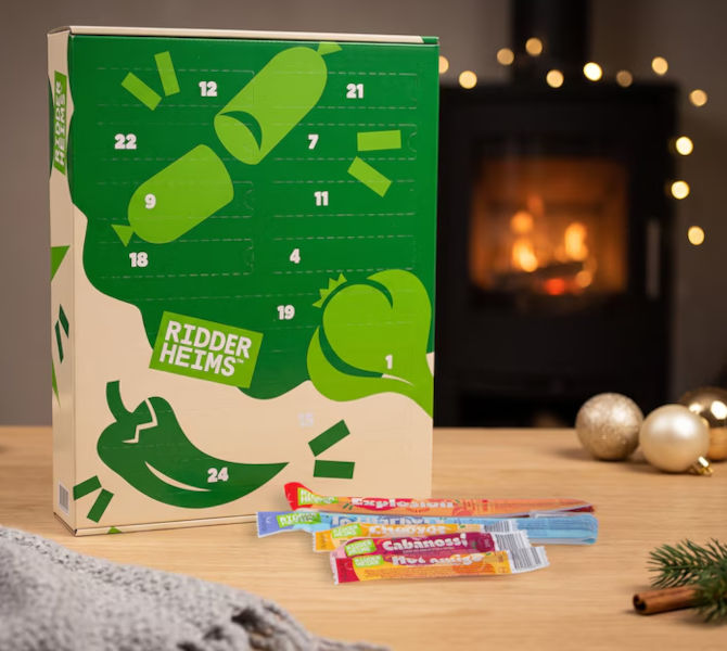 Ridderheims ölkorvkalender 2026 – julkalender med ölkorv