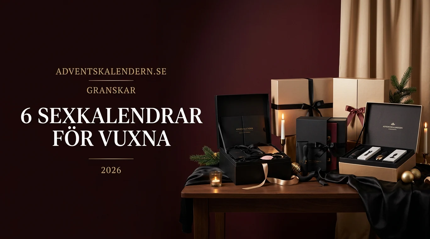 Adventskalendern.se jämför sex erotiska adventskalendrar för vuxna 2026