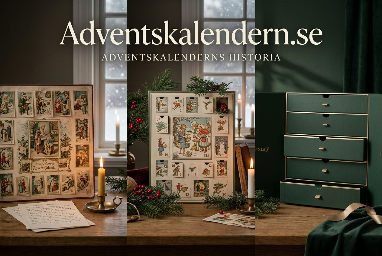Adventskalendern.se – historiska adventskalendrar från tidigt 1900-tal till dagens exklusiva kalendrar