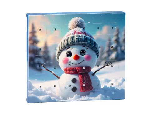 Snögubbe mini chokladkalender