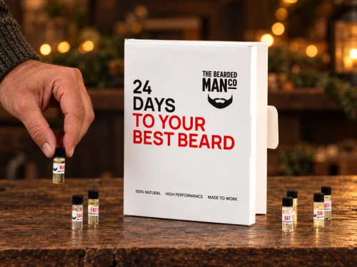 Skäggoljekalender från Bearded Man Co.