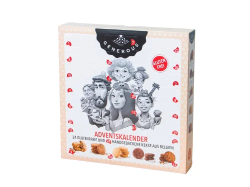 adventskalender med Glutenfria Kakor från Generous