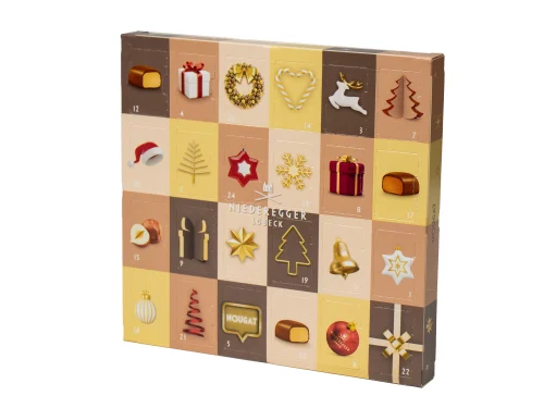 adventskalender med Nougat - Niederegger
