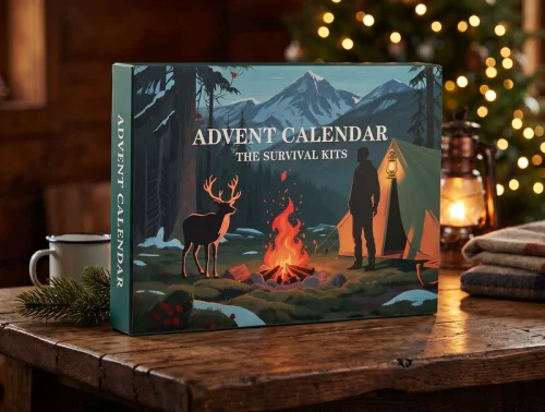 Adventskalender med överlevnadskit