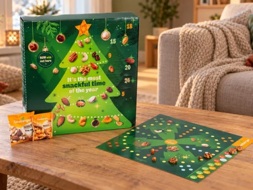 Seeberger adventskalender med nötter & snacks