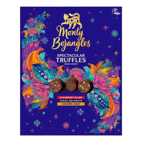 Monty Bojangles adventskalender Chokladtryfflar Vegan - 235 gram