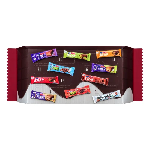 Mr Bite Chokladbars adventskalender - 940 g