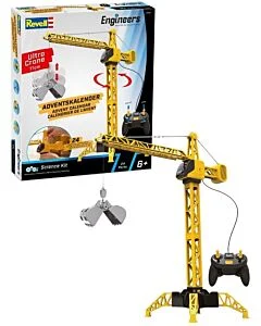 Revell Engineers Mega Crane adventskalender – byggsats med 24 delar