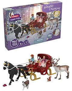 Schleich Horse Club stor adventskalender med häst och släde