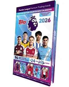 Topps Premier League Adventskalender med fotbollskort 2026
