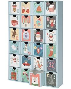 DIY Julkalender med 24 askar att fylla