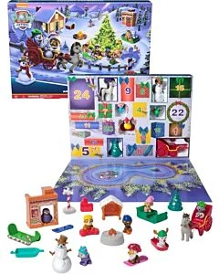 PAW Patrol julkalender med figurer och tillbehör